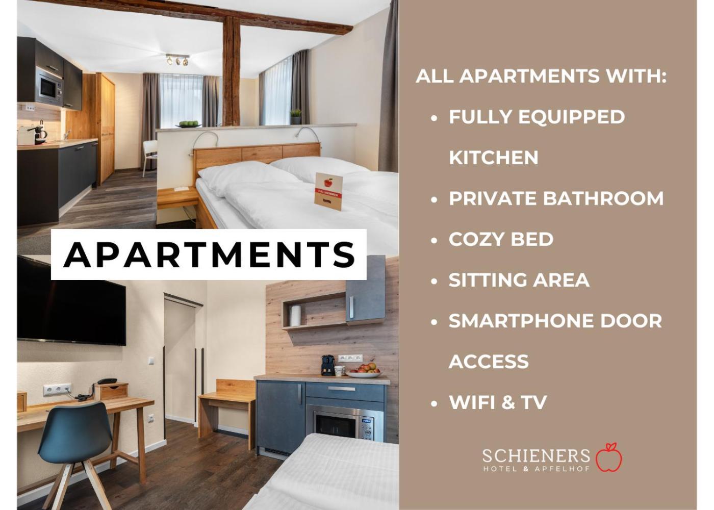 Schieners Hotel & Apfelhof Apartments Wemding Экстерьер фото